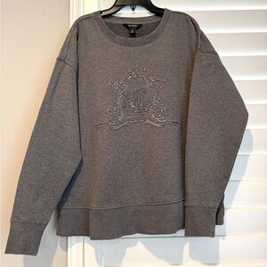 Ralph Lauren embellished sweatshirt, gently worn, like new
